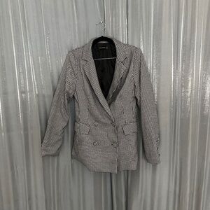 tooth hound hip length blazer